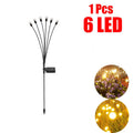 Solar LED Light Outdoor Garden Decoration Landscape Lights Firework Firefly Lawn Lamps Country House Terrace Balcony Decor Lamp